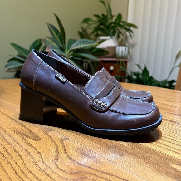 Y2K 90s Mudd Loafers Size 9M - Picture 1 of 9